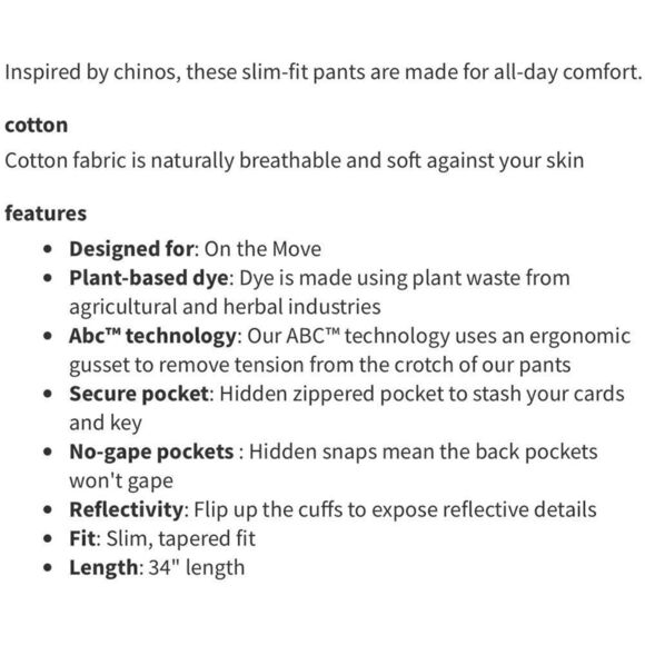 Lululemon Commission Pant Slim *Earth Dye in Earth Color Sand - Picture 7 of 7